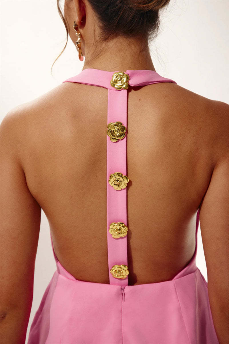 LEMA HALTER MINI DRESS