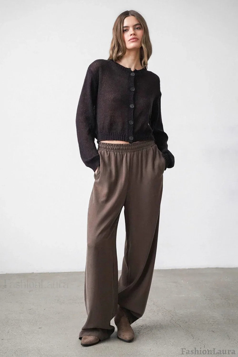 Relaxed Fit Knit Cardigan