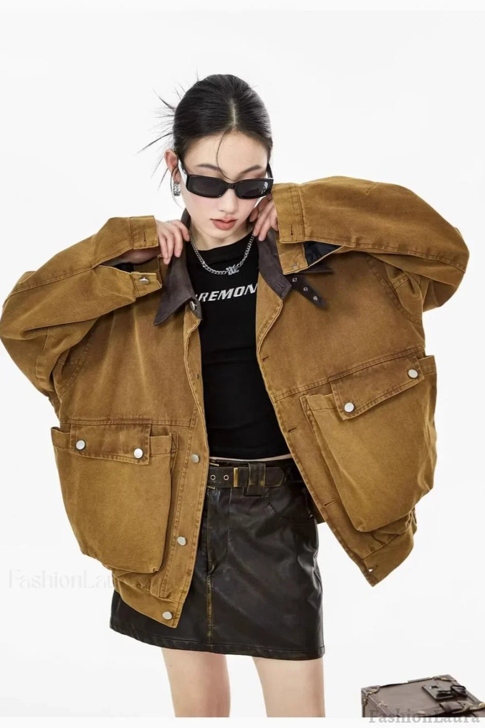 Relaxed Fit Workwear Pocket Jacket