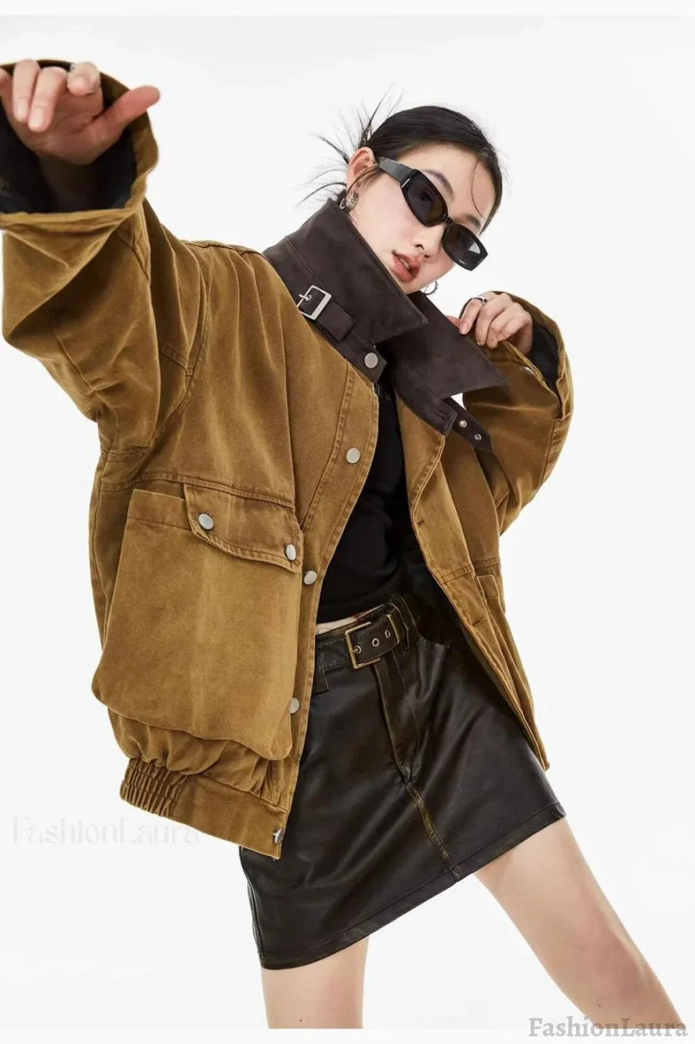 Relaxed Fit Workwear Pocket Jacket