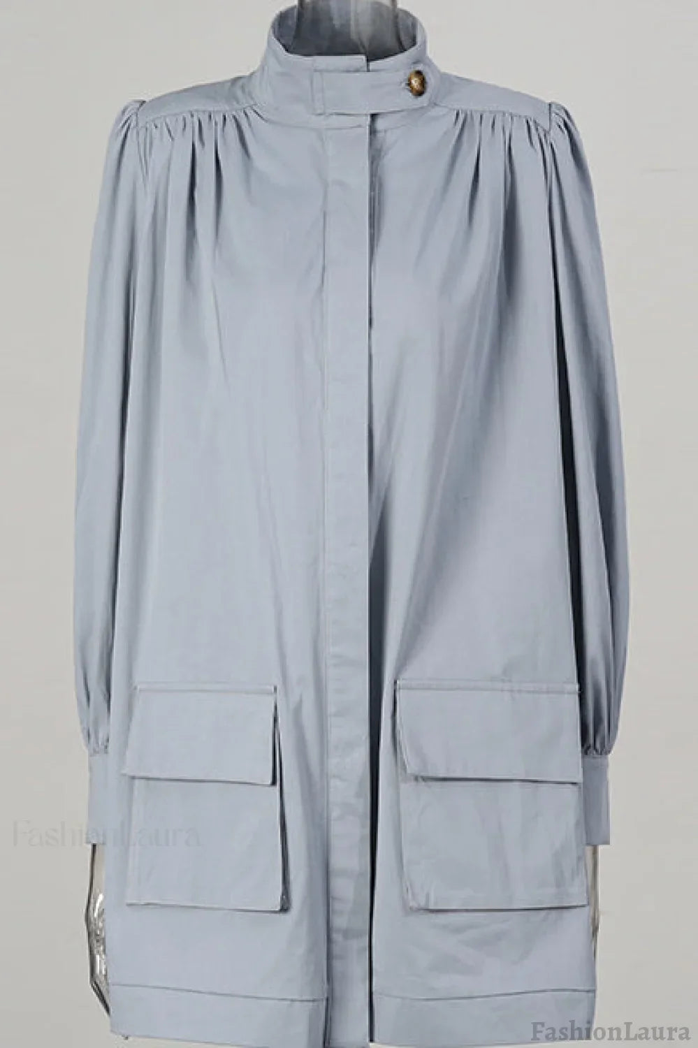 Relaxed Pleated Detail Jacket