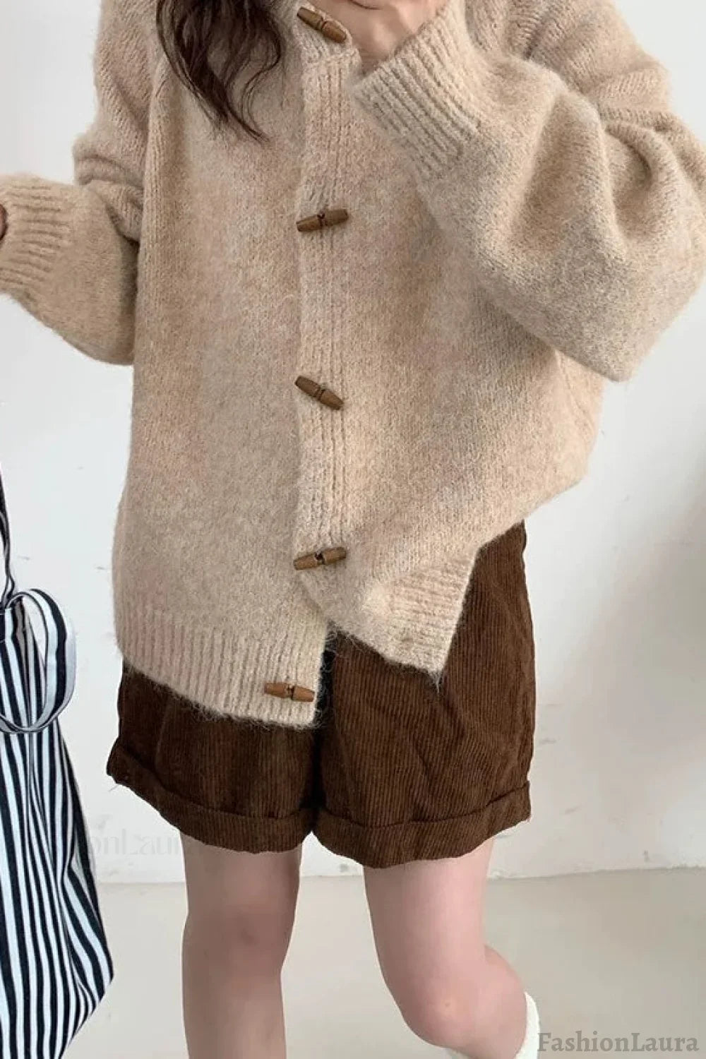 Relaxed Toggle Cardigan