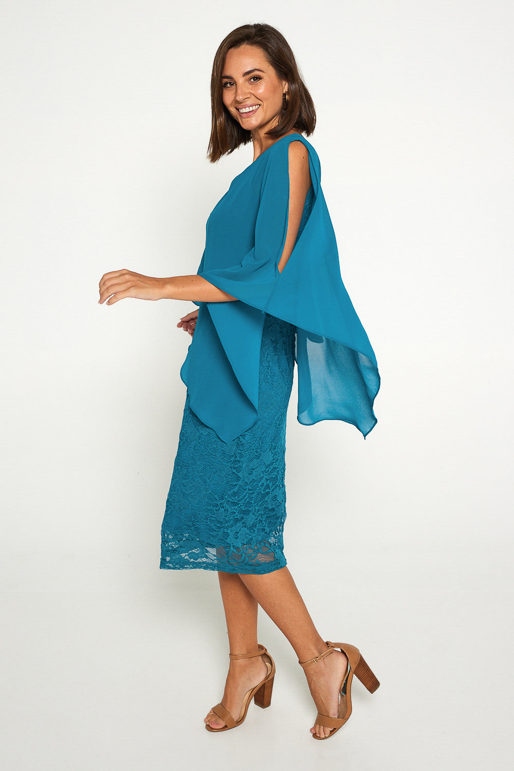 Abigail Dress - Teal