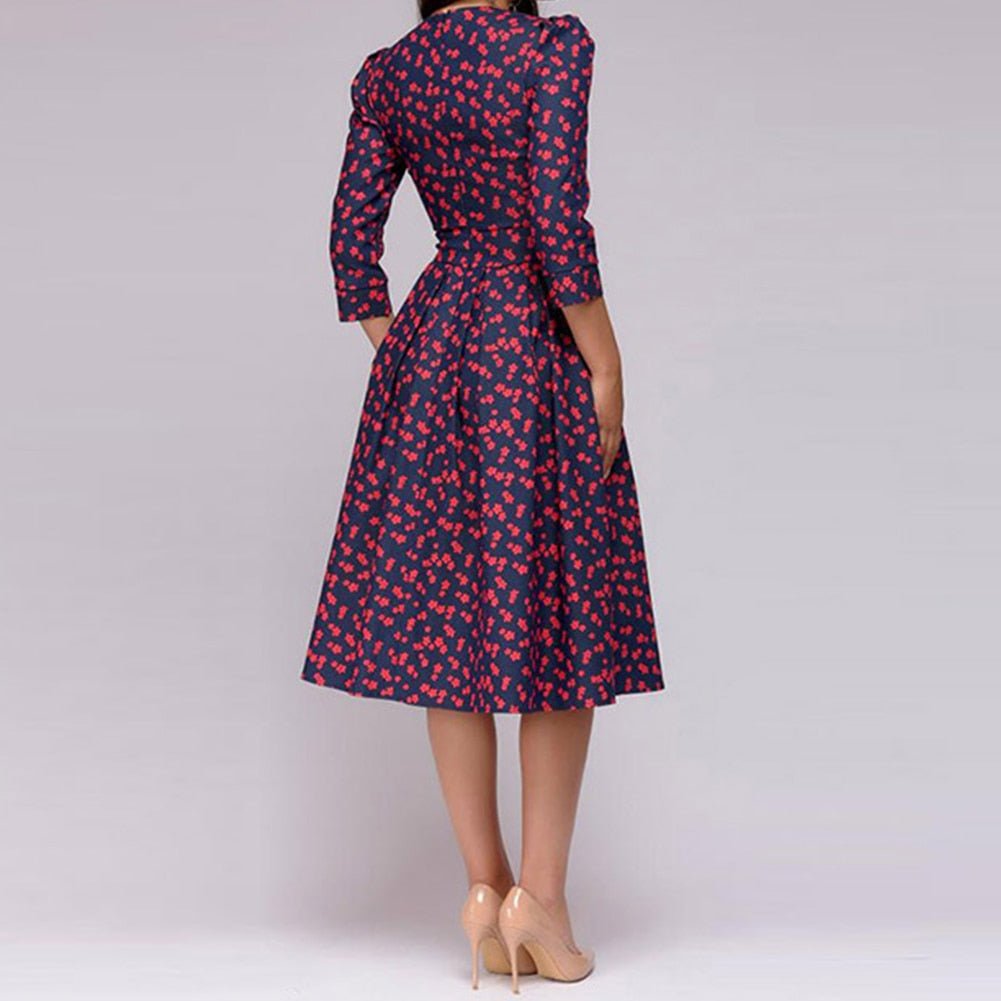 Esperanza Elegant Womens Dress Dress with Relaxed Fit and Seasonal Wardrobe Essential