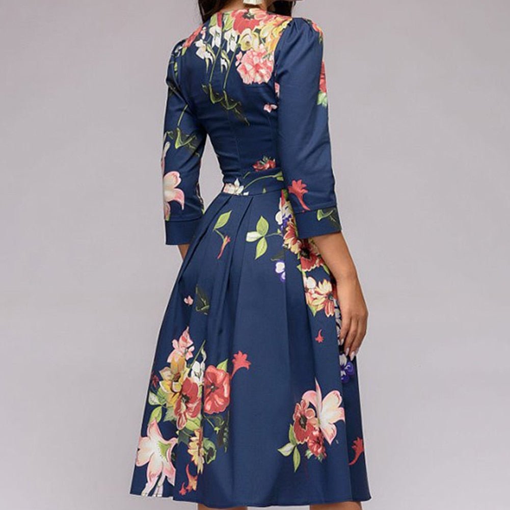 Esperanza Elegant Womens Dress Dress with Relaxed Fit and Seasonal Wardrobe Essential