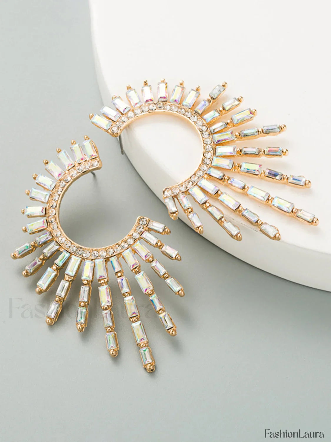 Rhinestones Charming Sunshine Earrings