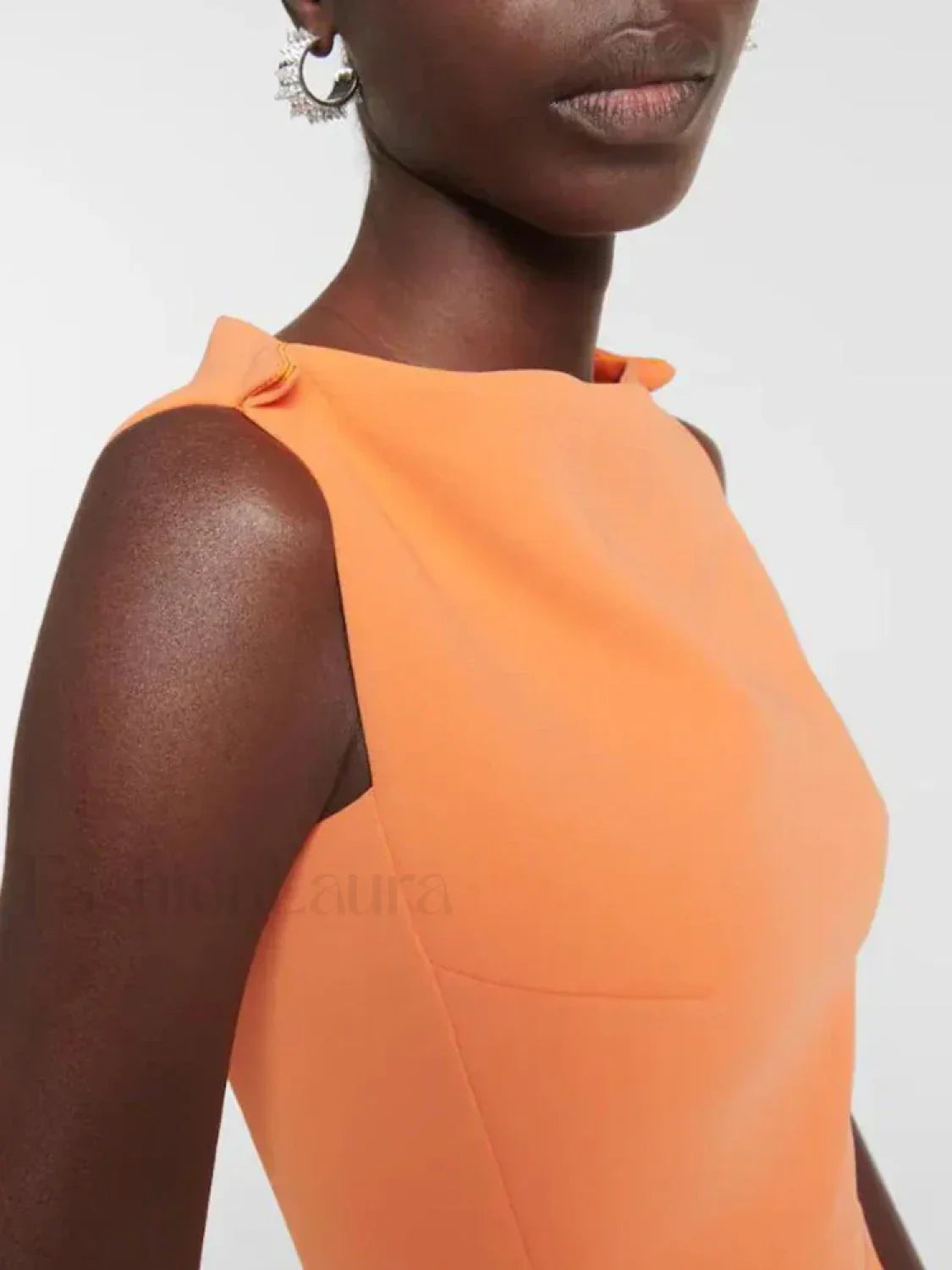 Ripples Ruffle Patchwork Maxi Dress