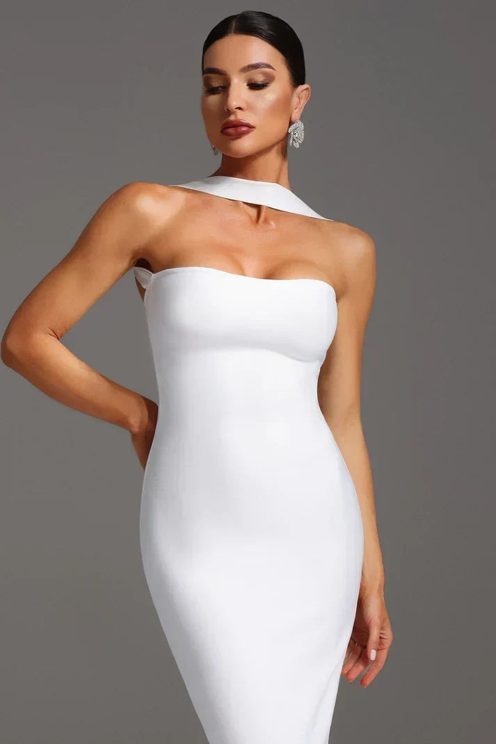 Allure Halter Backless Maxi Dress