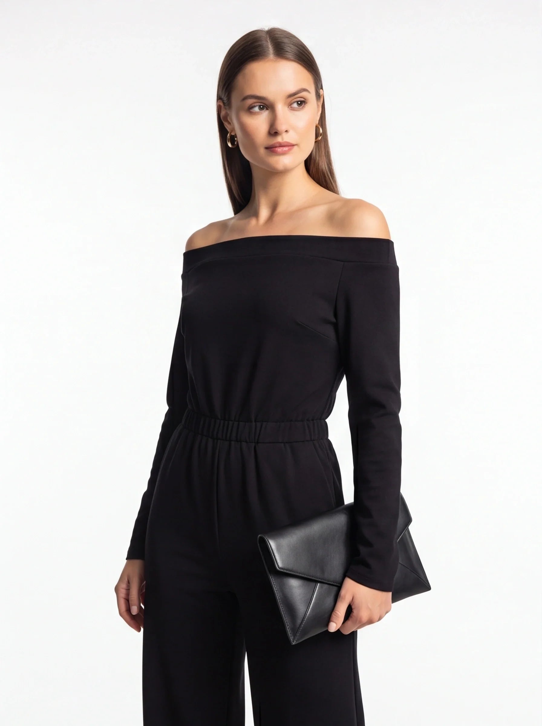 Chic Black Jumpsuit for Women | Tailored Fit & Versatile Design