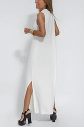 Sleeveless Maxi Dress and Duster Cardigan Two Piece Set 12