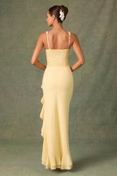 Corset Sequin Ruffle High Low Two Piece Set 2
