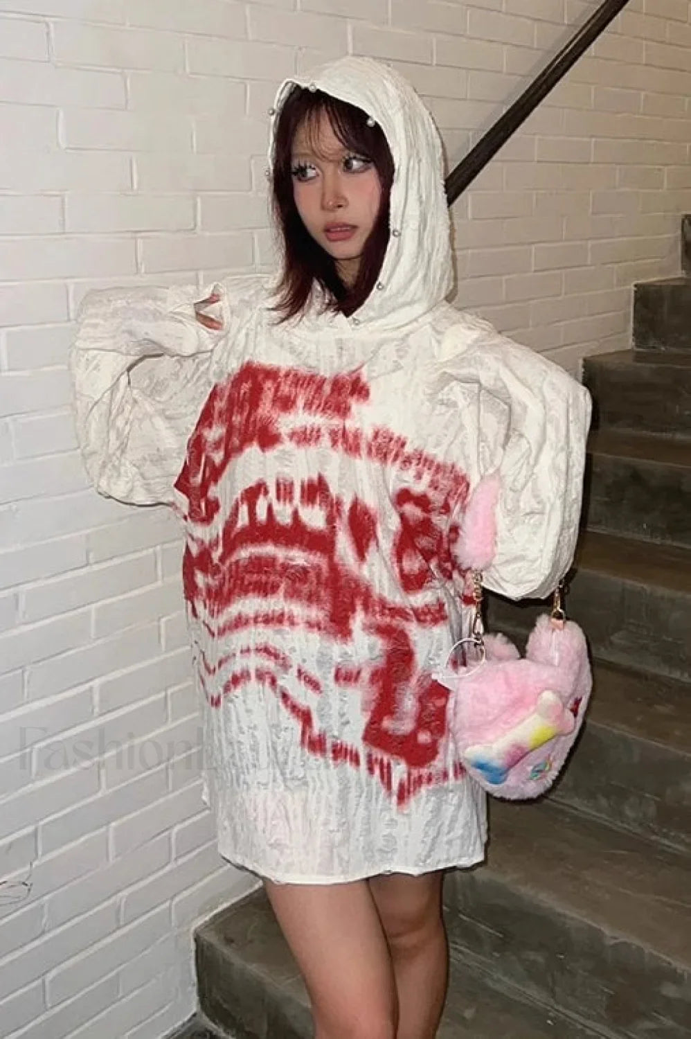 Rock Punk Pearl Button Hoodie