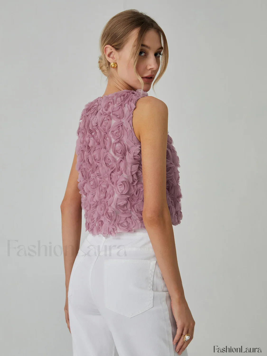 Romantic Multi Floral Blouse