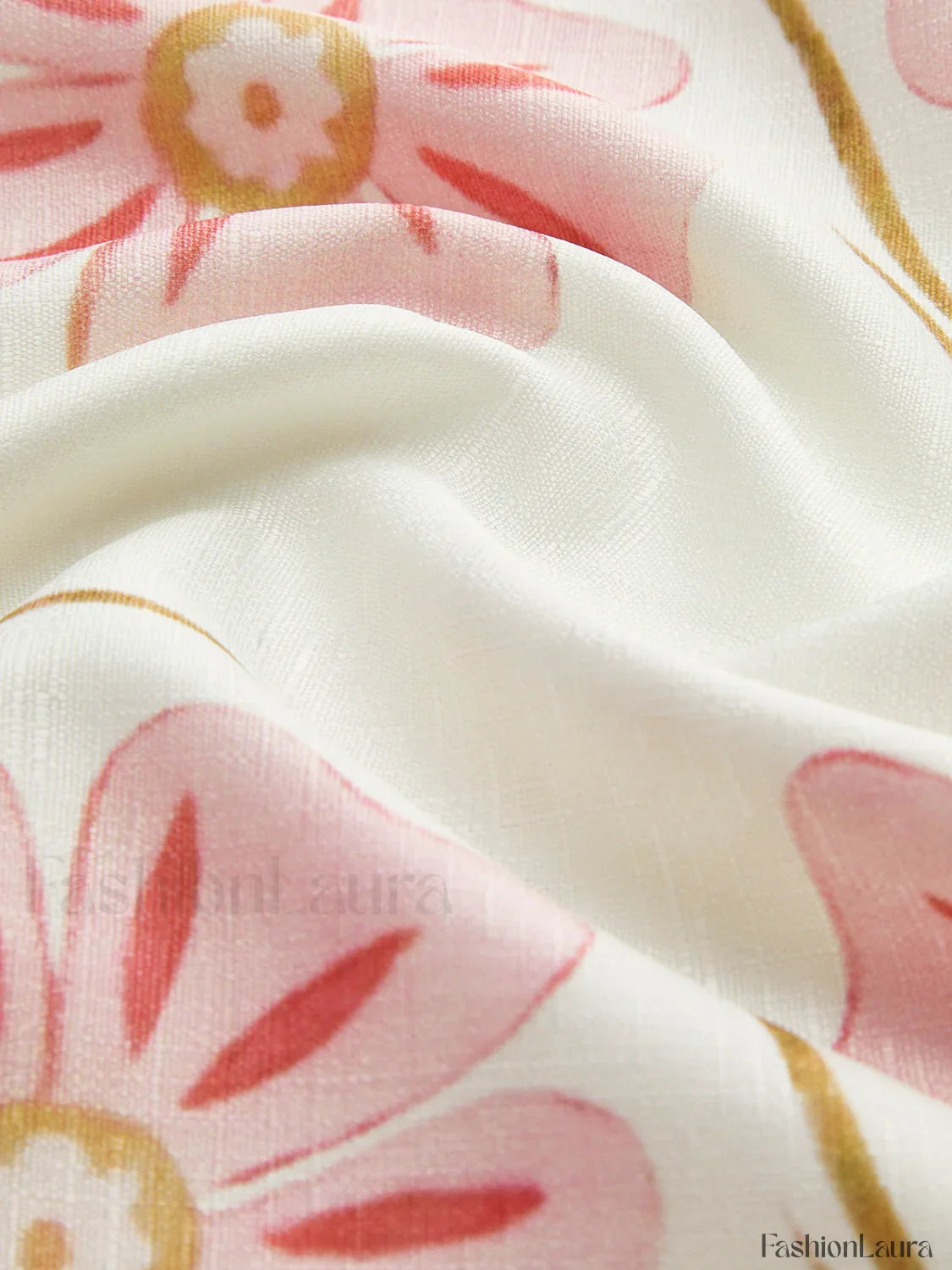 Romantic Print Sleeveless Short Dress