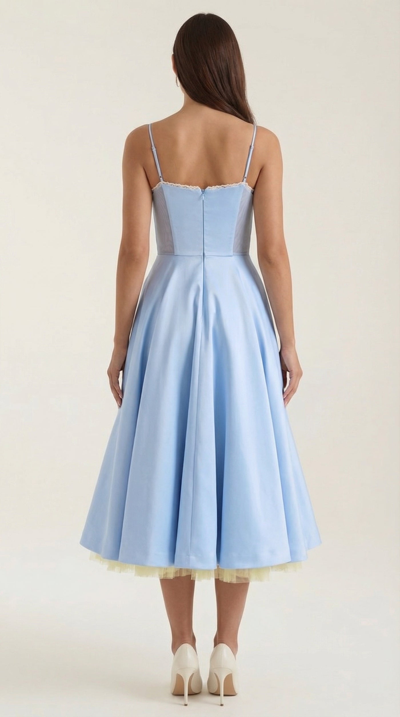 Sweetheart Corset Fit and Flare Midi Dress 14