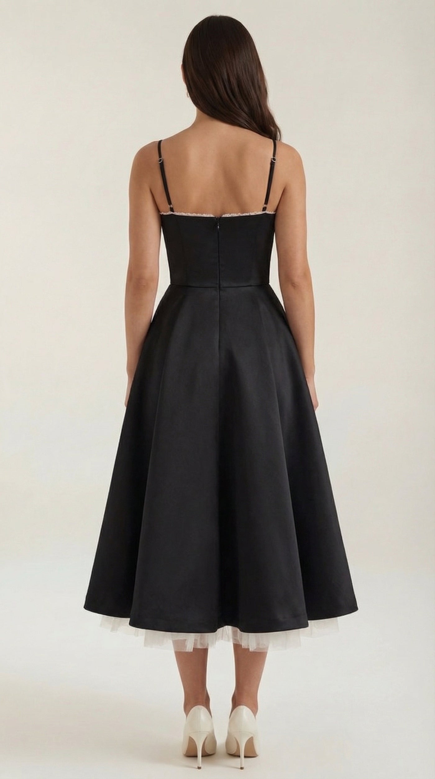 Sweetheart Corset Fit and Flare Midi Dress 19