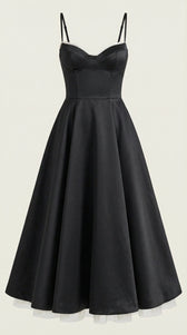 Sweetheart Corset Fit and Flare Midi Dress 20