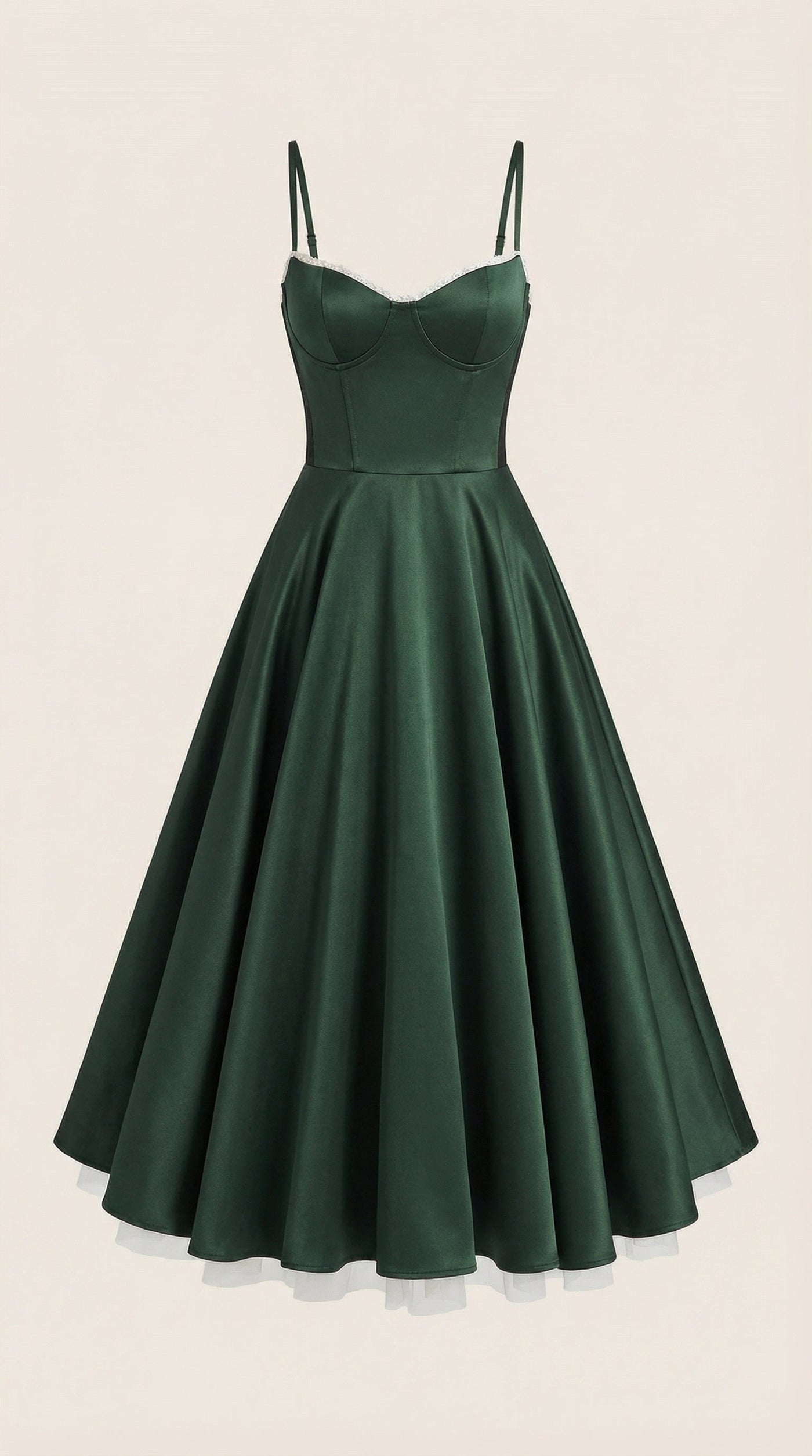 Sweetheart Corset Fit and Flare Midi Dress 10