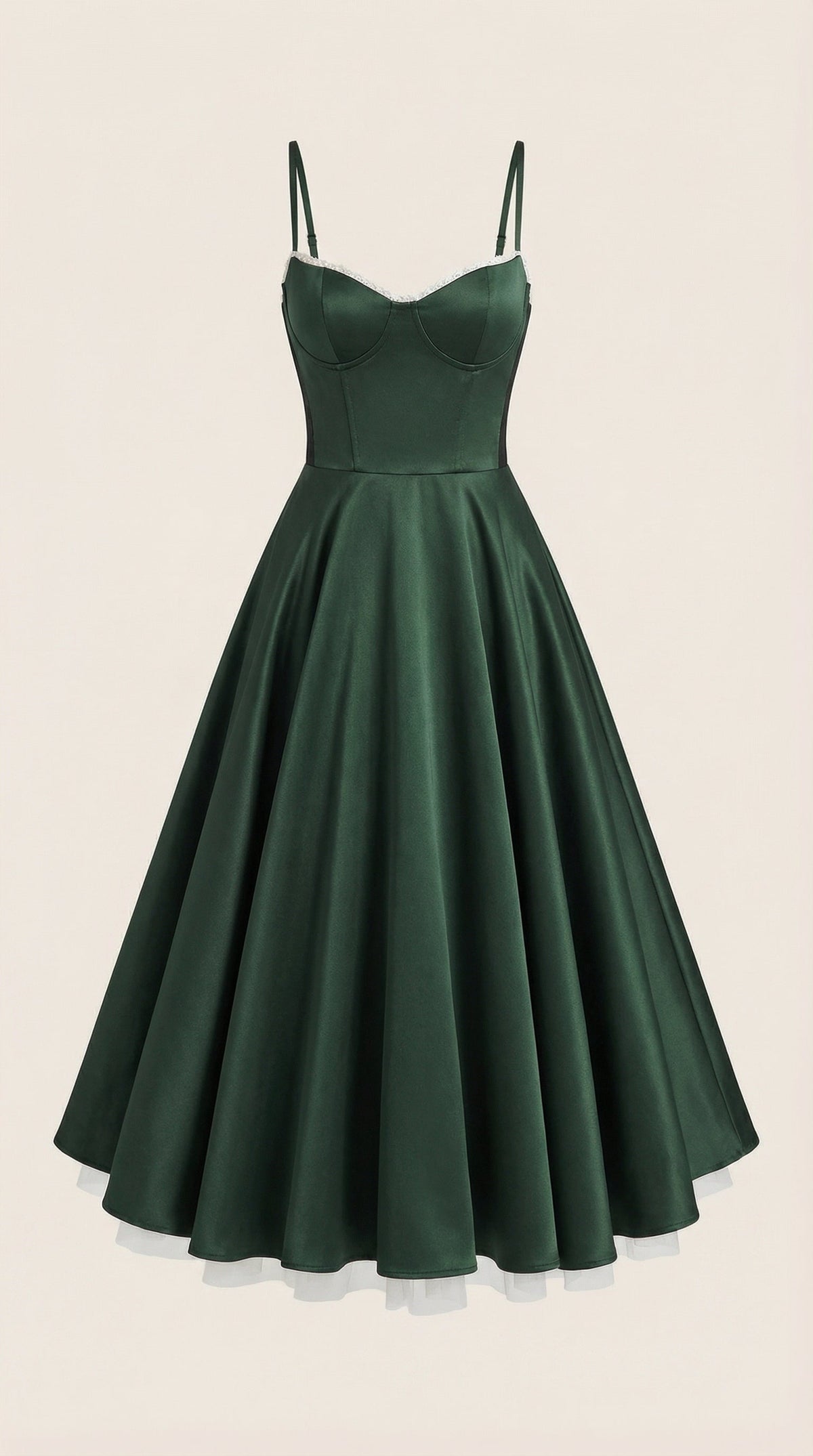 Sweetheart Corset Fit and Flare Midi Dress 10