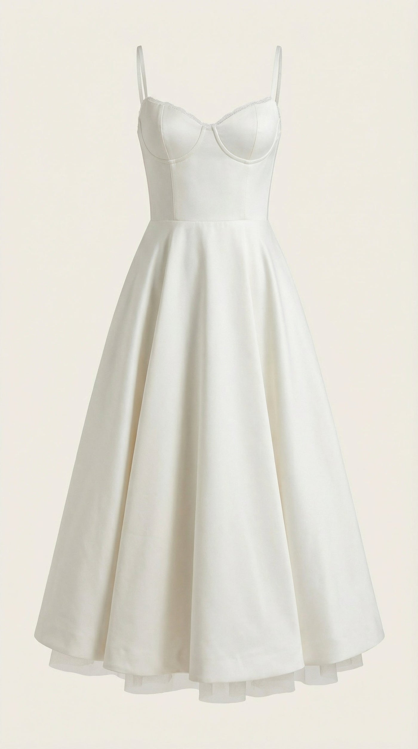 Sweetheart Corset Fit and Flare Midi Dress 5