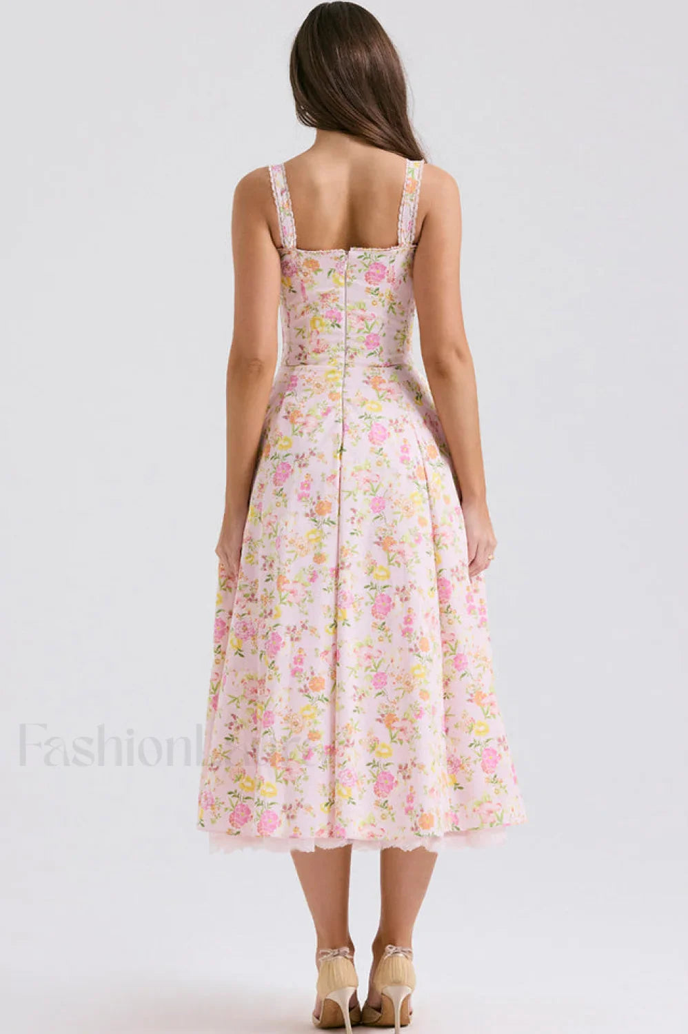 Rosalee Print Stylish Cotton Sundress