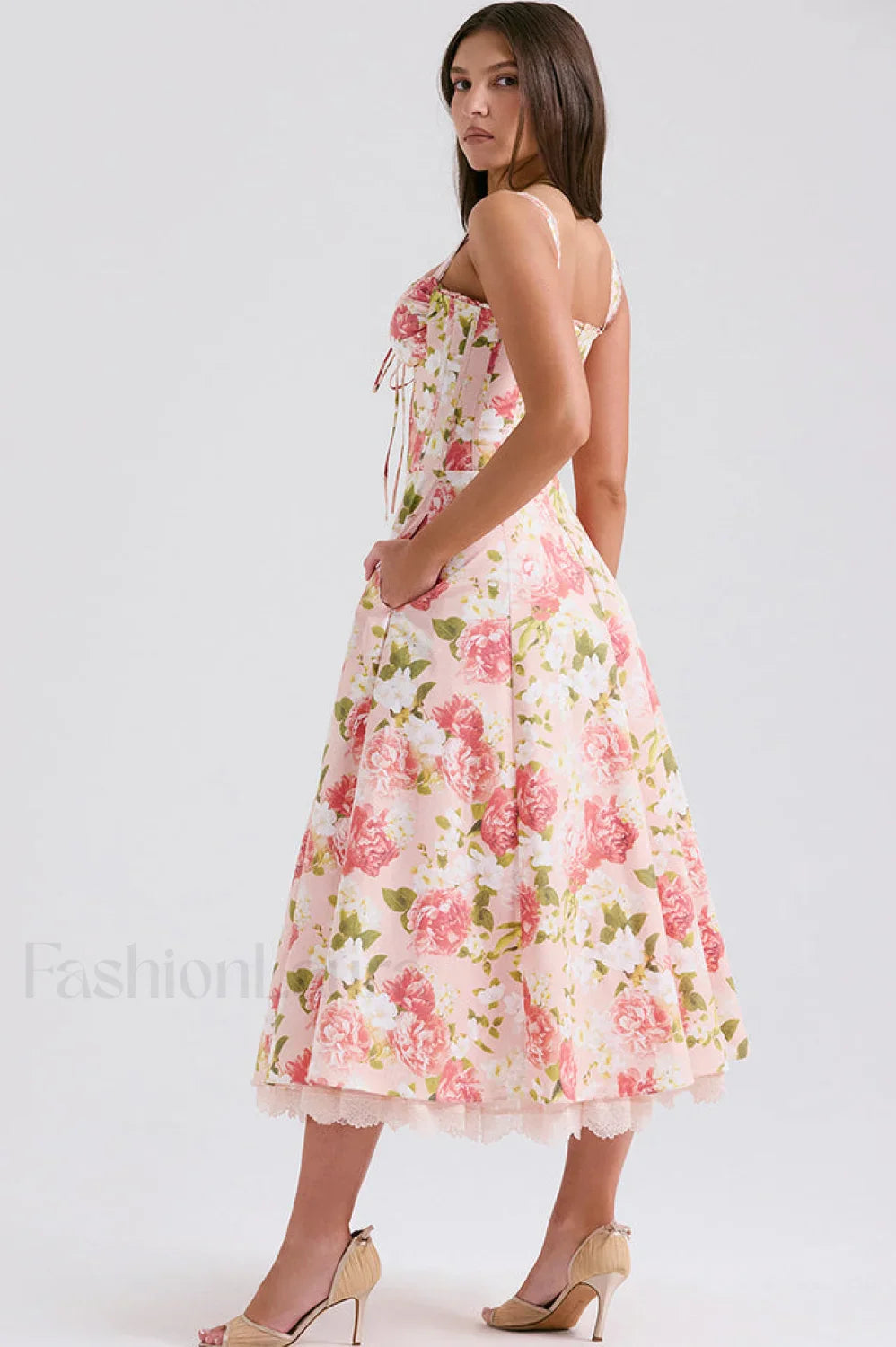 Rosalee Print Stylish Cotton Sundress