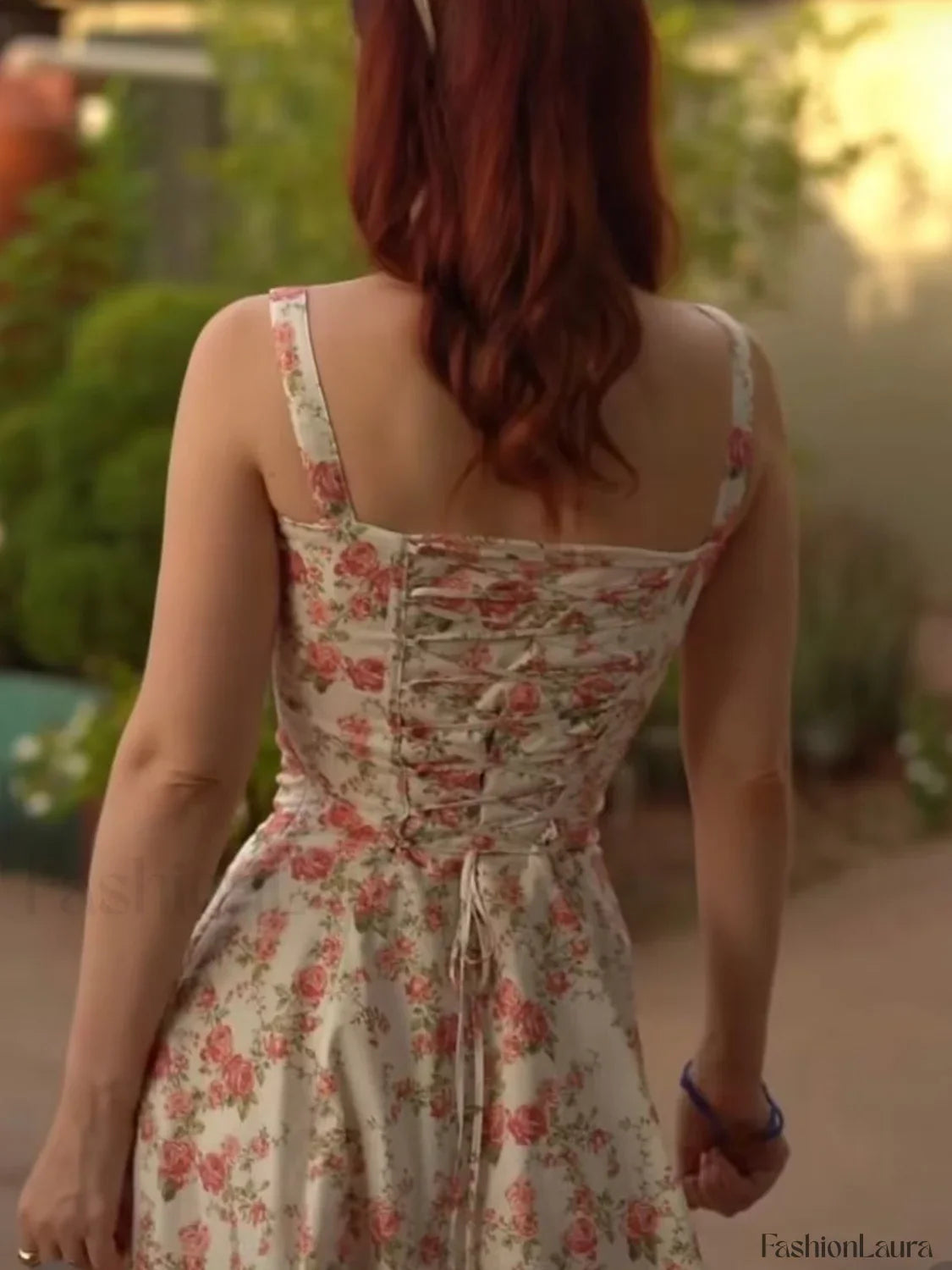 Rosebud Floral Midi Sundress