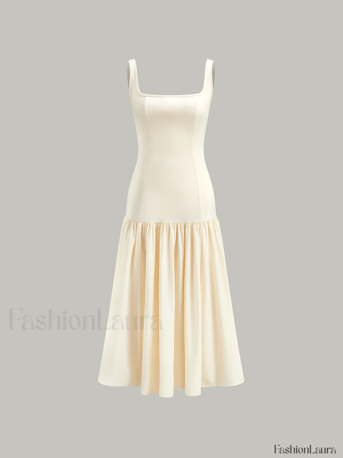 Ruffle Long Cami Sundress