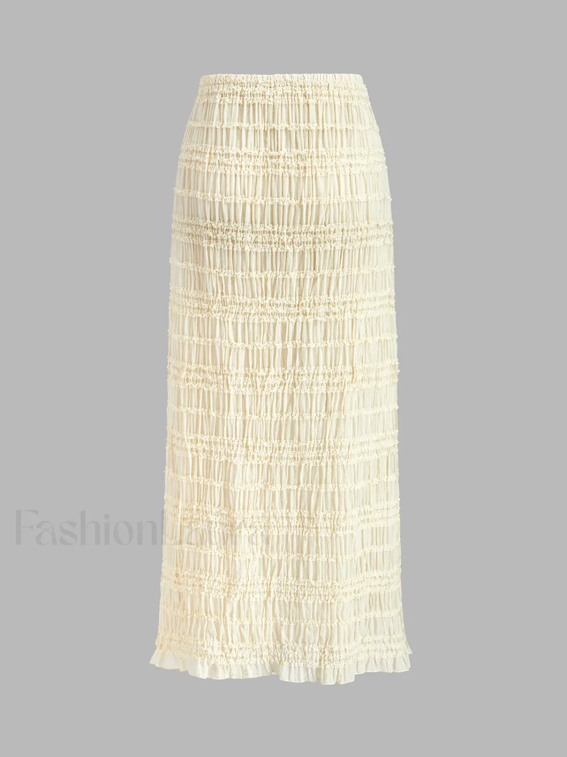 Ruffled Crop Top Skirt Set