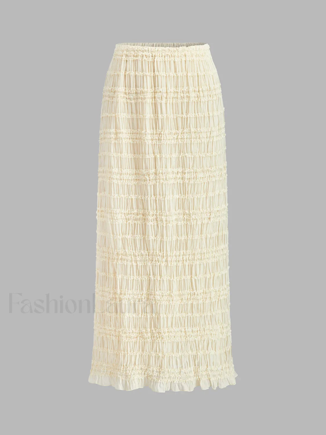 Ruffled Crop Top Skirt Set