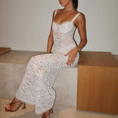 Forever In A Moment Lace Sheer Maxi Dress 5