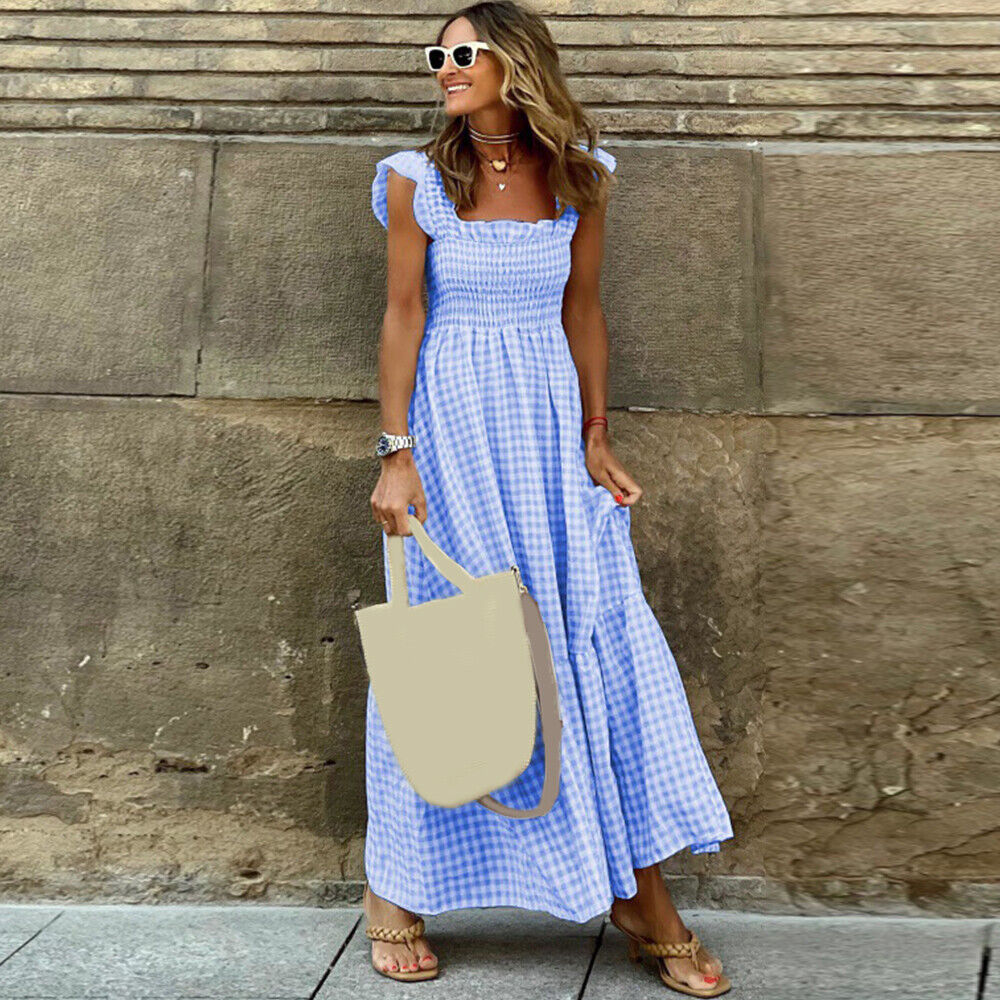 Natalia Statement Retro Summer Dress Evening Wear Edit