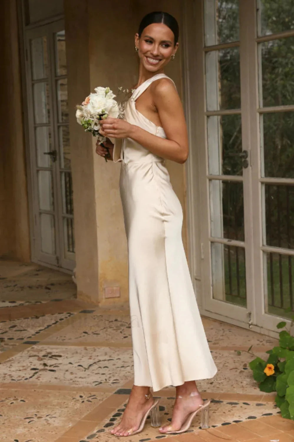 Sabine Elegant Midi Dress