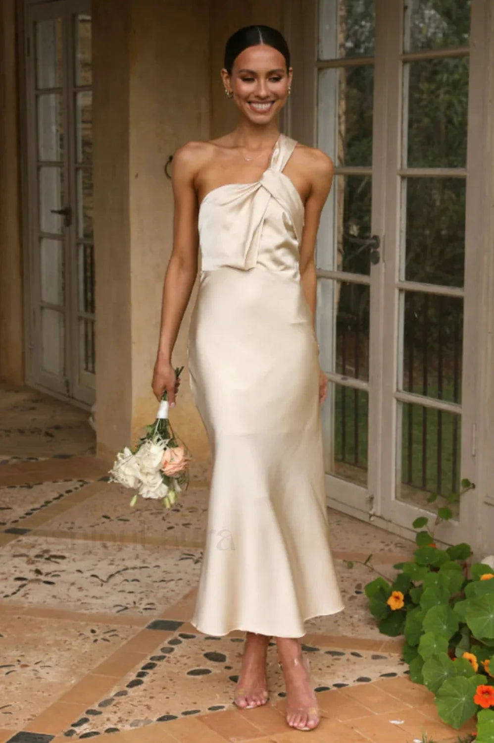 Sabine Elegant Midi Dress