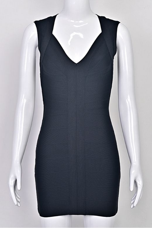 Sabrina Bandage Mini Dress - White Pearl