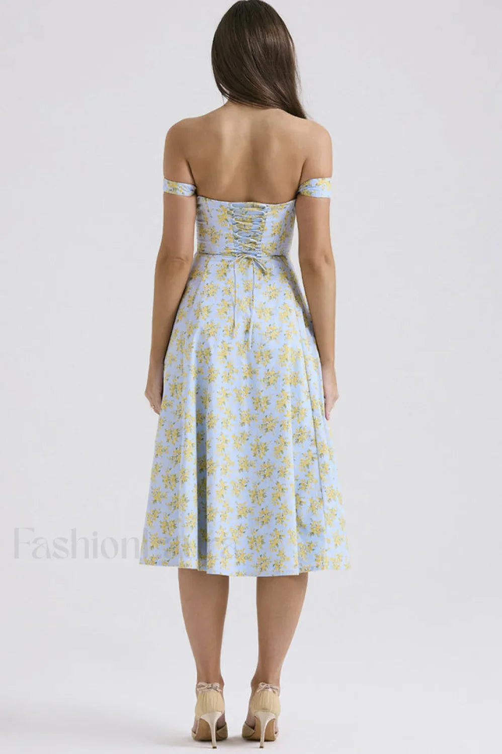 Saira Floral Stylish Print Midi Sundress