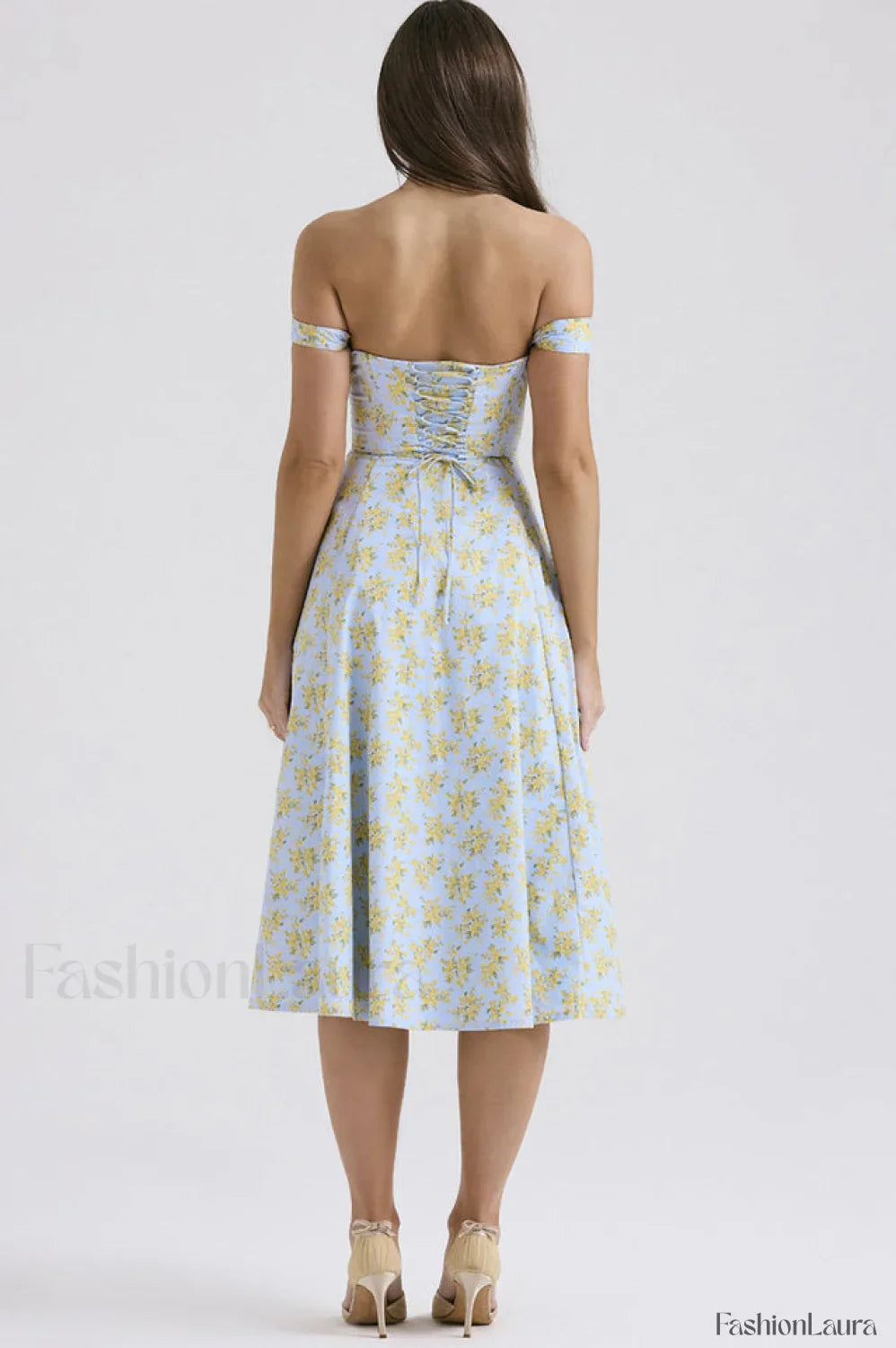 Saira Floral Stylish Print Midi Sundress