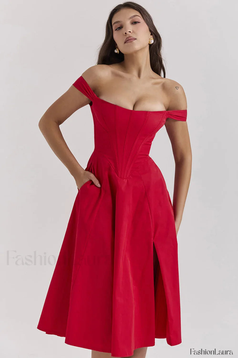 Saira Floral Stylish Print Midi Sundress