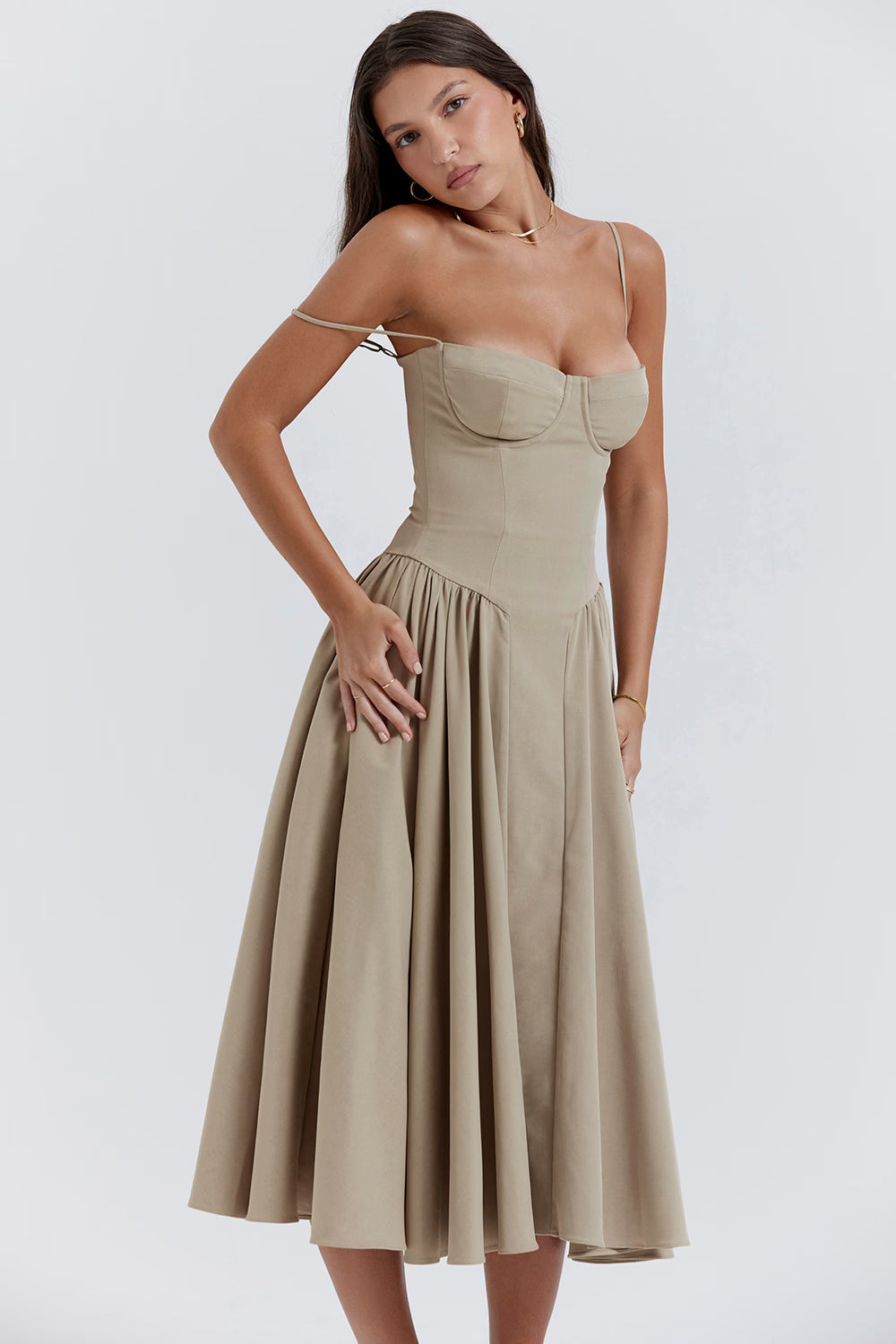 Lory Elegant Midi Dress