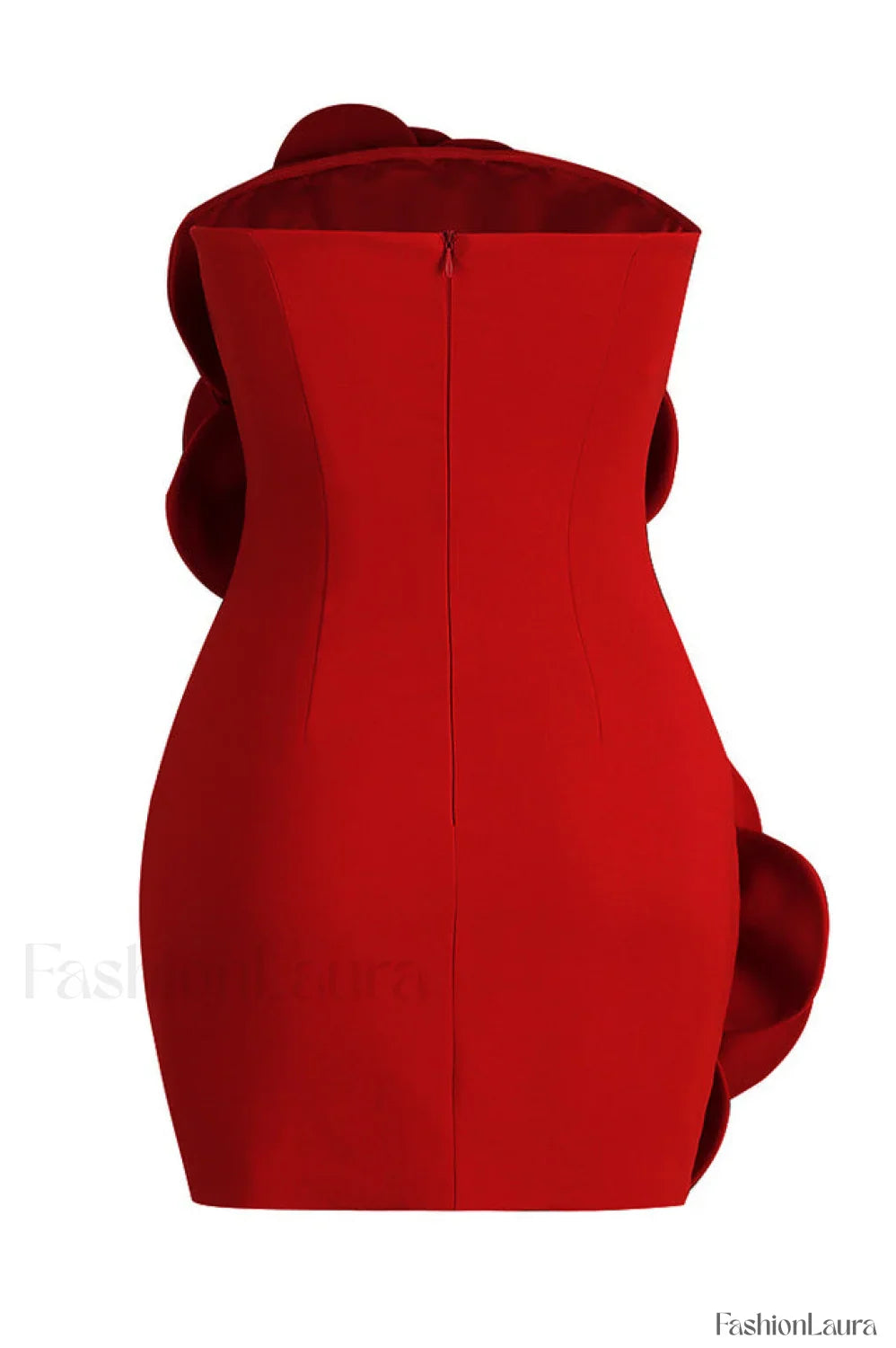 Sarrili 3D Floral Charming Corset Mini Dress