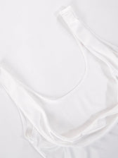 Satin Draped Lace Bralette Top