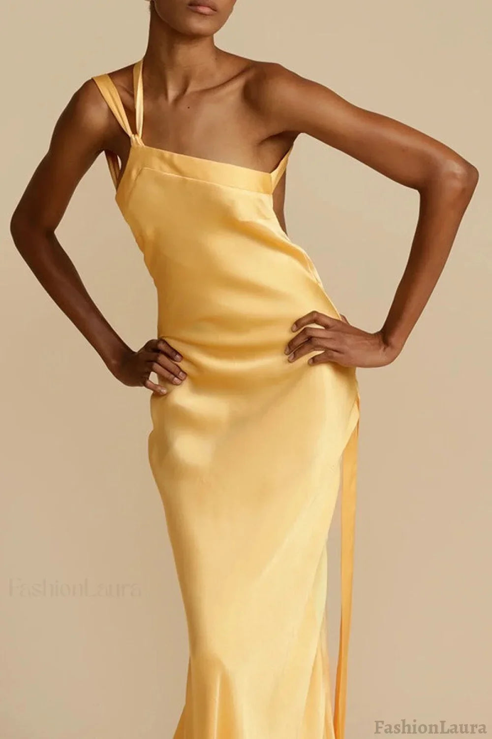 Satin One Shoulder Bodycon Formal Dress