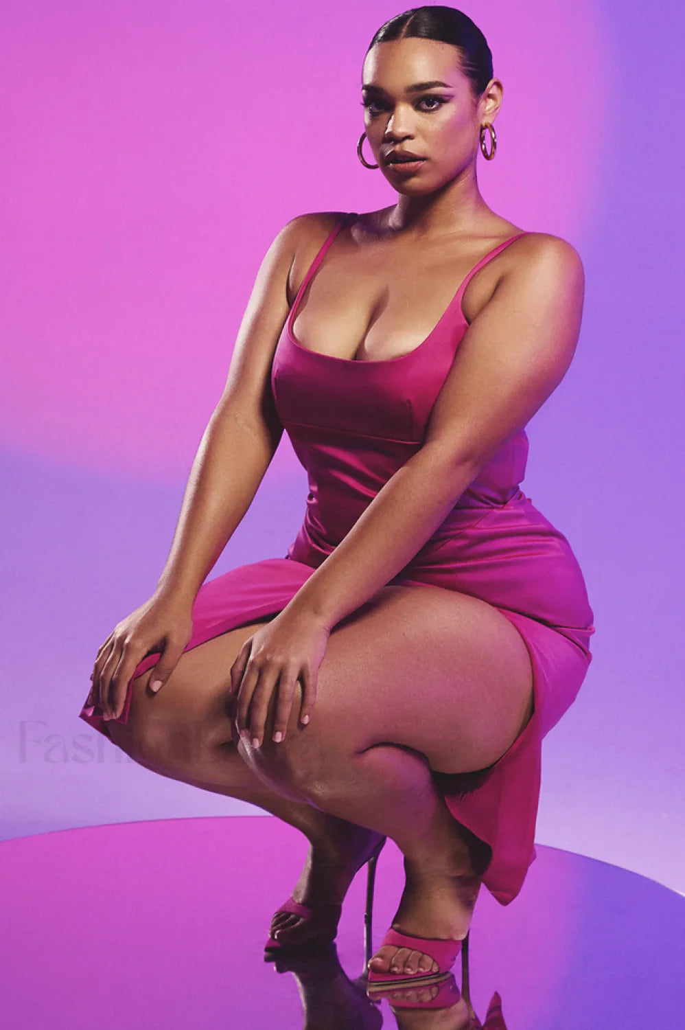 Satin Pleated Stylish Corset Midi Dress