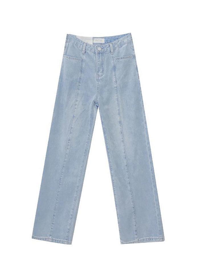 Vintage Washed Denim Jeans