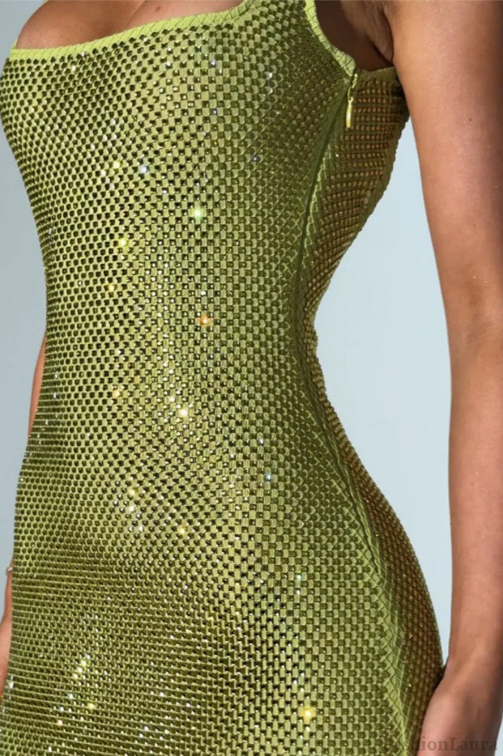 Sequin Rhinestone Bodycon Party Dress