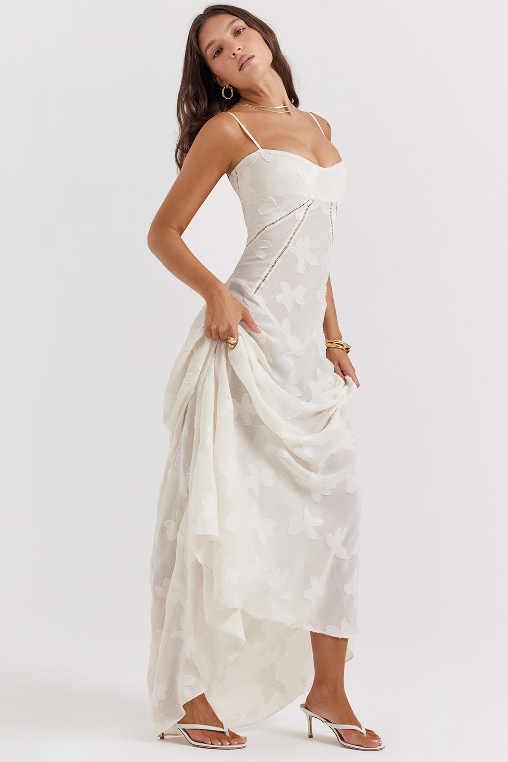 Lucy Aesthetic Dress with an Open Back Evening Wear Edit