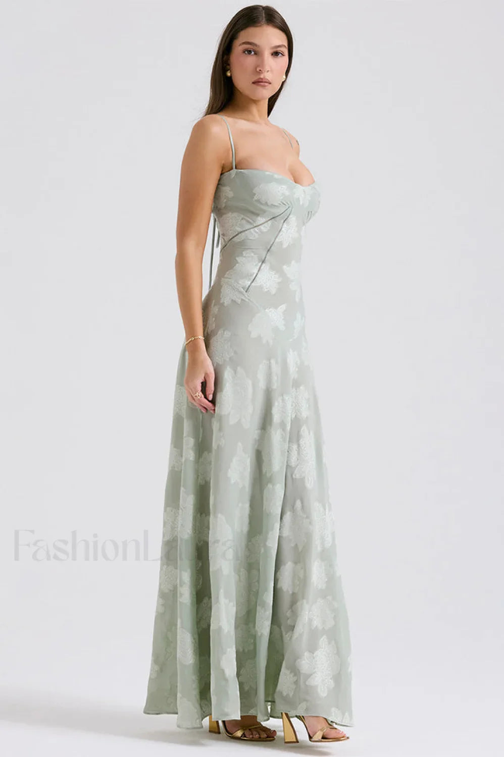 Serena Retro Purple Charming Printed Maxi Dress