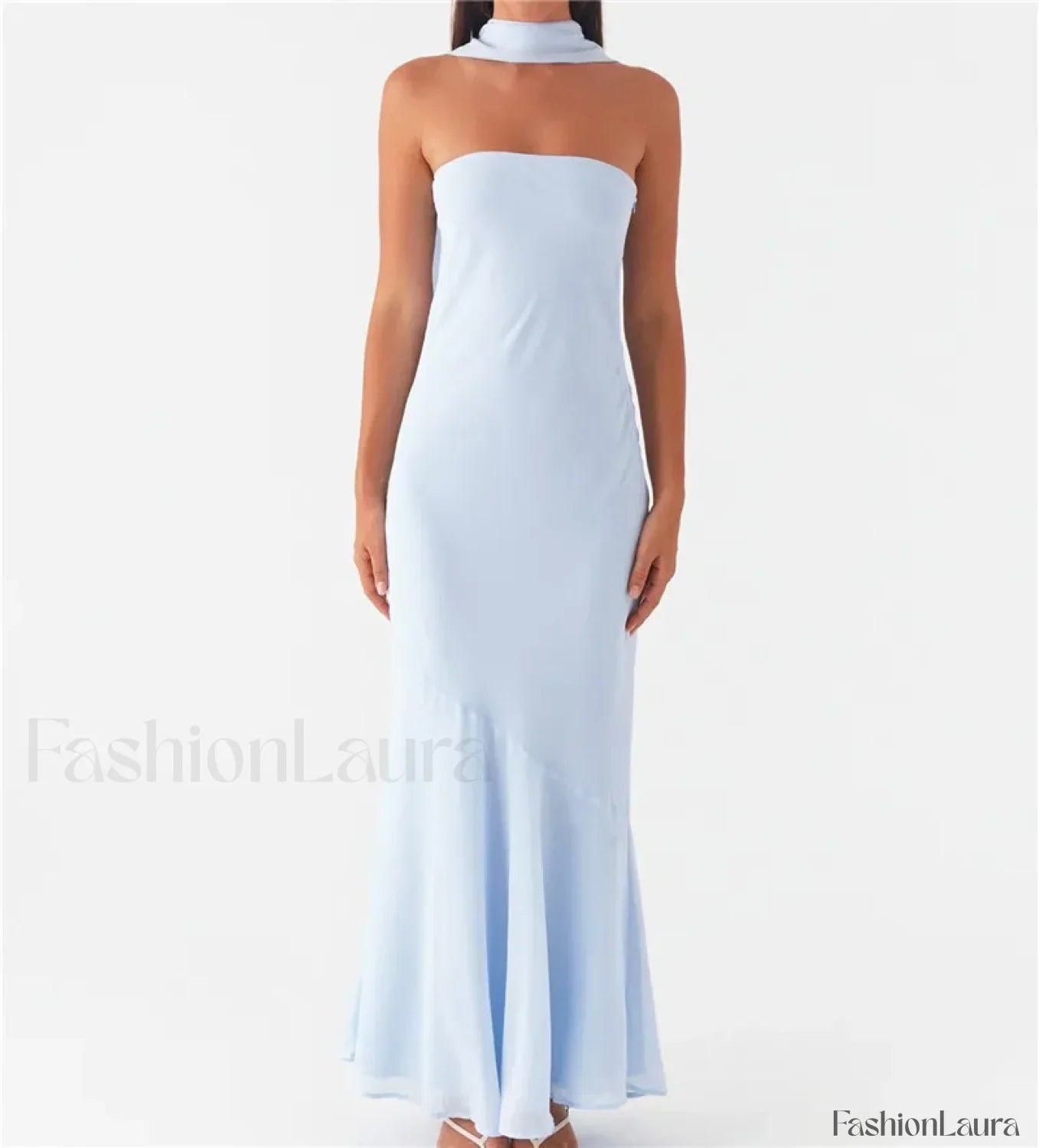 Sexy Backless Mesh Floral Dress