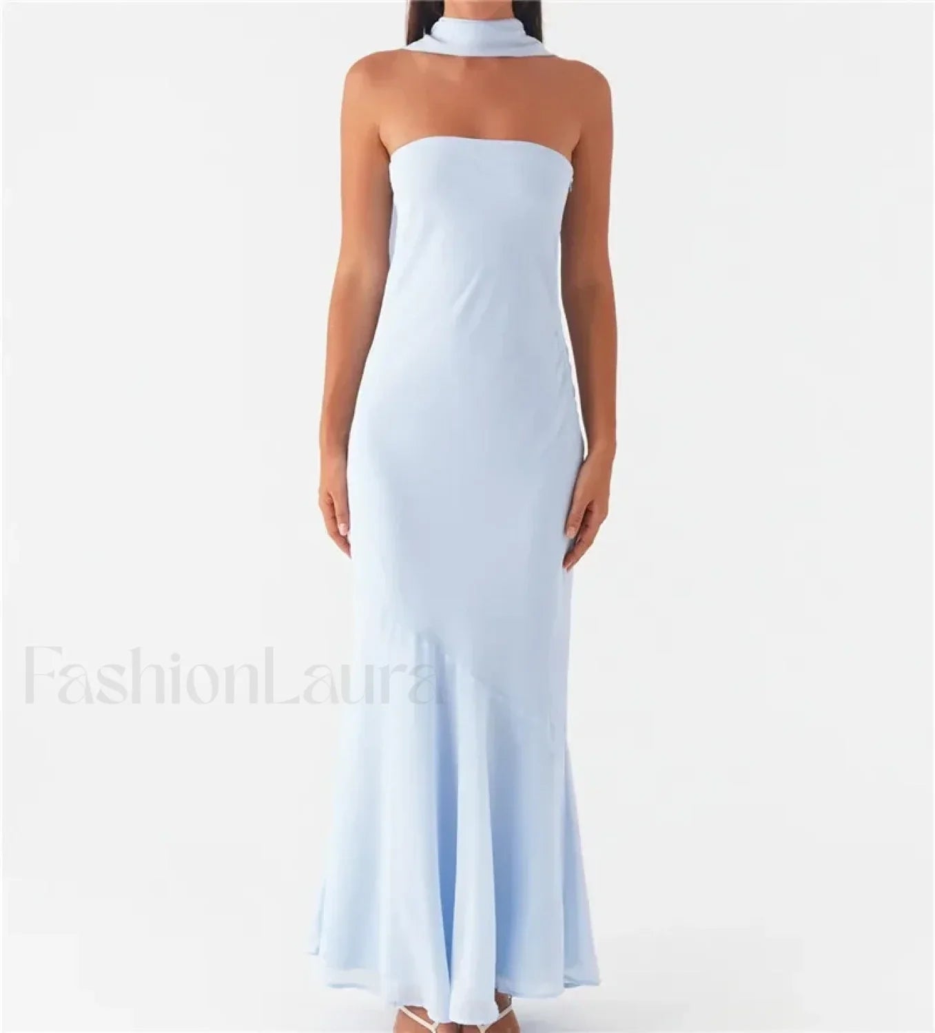 Sexy Backless Mesh Floral Dress