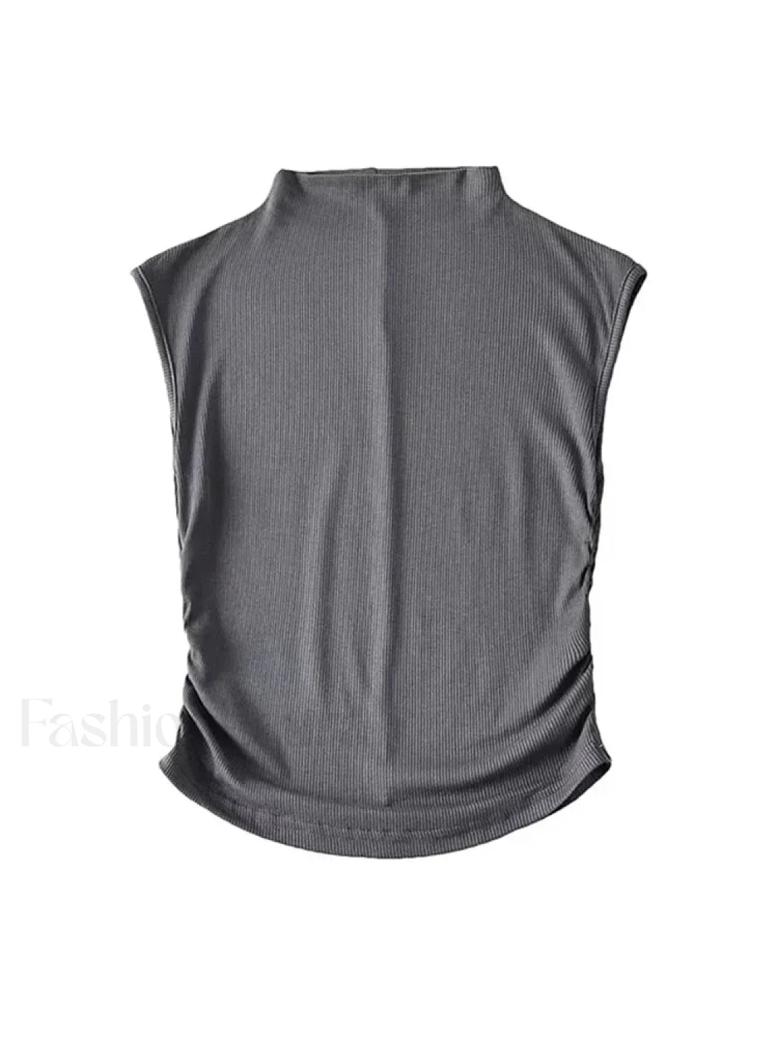 Sexy Black Turtleneck Crop Top